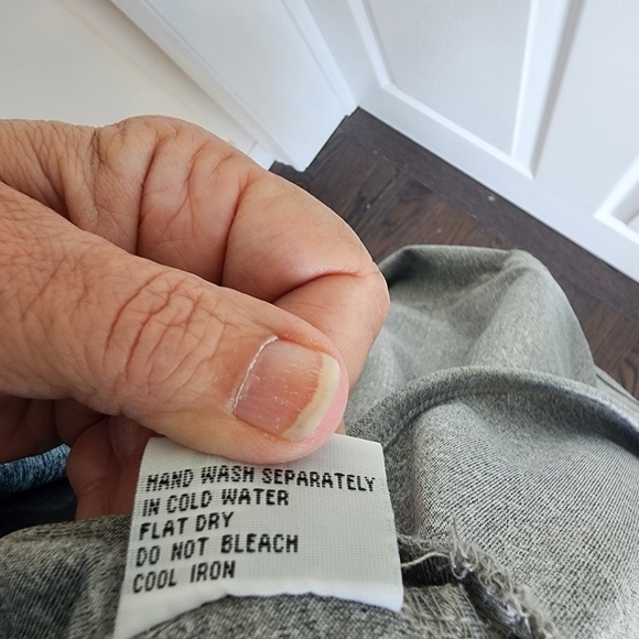 La Madona Gray Turtleneck Lounge Hoodie Size L - Picture 7 of 8